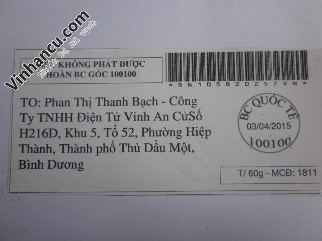 Decal Avery Fasson in mã vạch