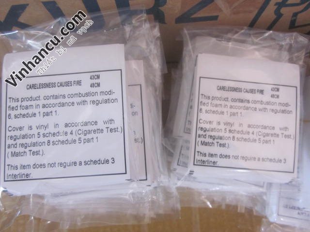 Tem Tyvek chất lượng cao in nội dung
