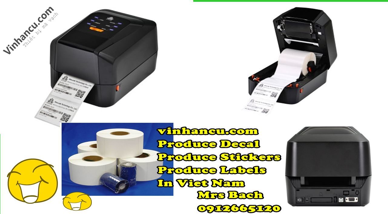 máy in tem Wincode LP423N 203 DPI