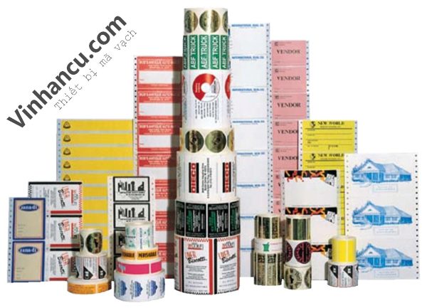 15 tem nhãn mã vạch chuyên dụng phổ biến nhất 2018! 8 tem cuộn in sẵn