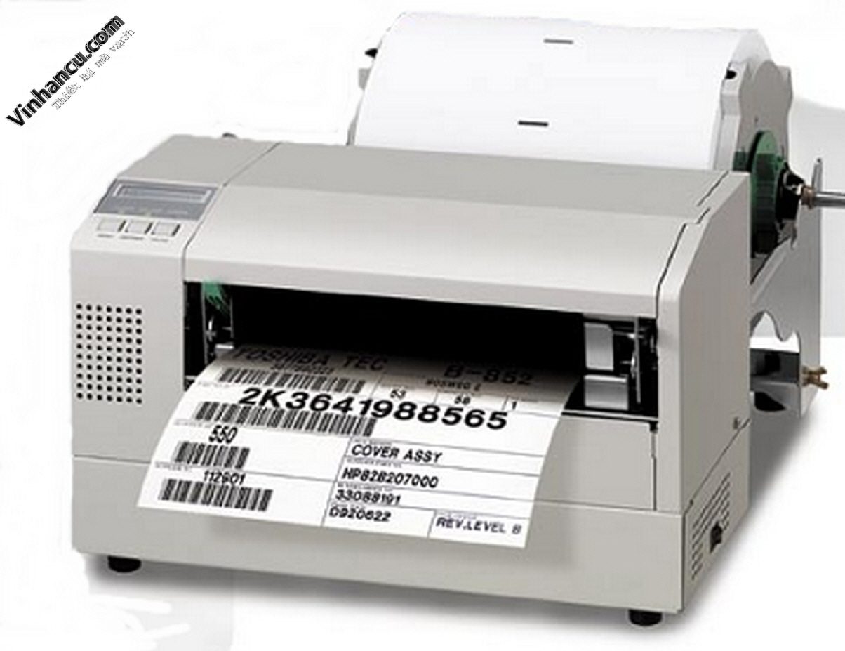 Máy in tem nhãn mã vạch Toshiba TEC B-852 1 may in tem nhan ma vach toshiba tec b-852