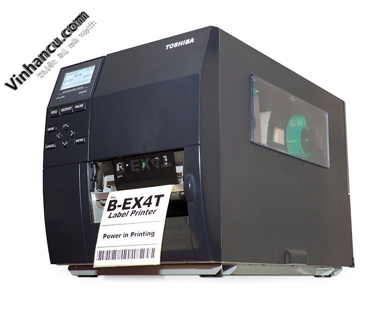 10 máy in mã vạch Toshiba Tec giá cực kì tốt! 5 may in tem nhan ma vach toshiba tec b-ex4t1