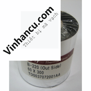 ITW Wax Ribbon B220 110mmx300m giá sỉ 3 itw wax ribbon b220 110mmx300m