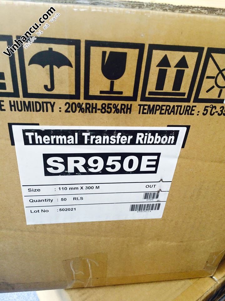 Ribbon WAX NR21 80mmx300m bán sỉ Bình Dương 3 general ribbon resin wax sr950e cho máy in tem đầu in nghiêng japan tại vinh an cư