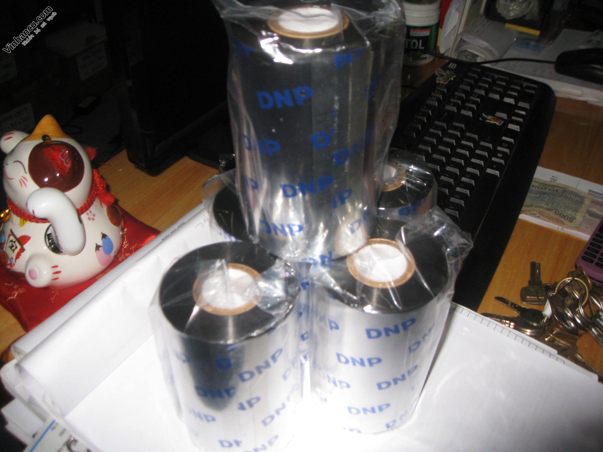 Mực in mã vạch DNP RESIN R300 1 mực in mã vạch dnp resin r300
