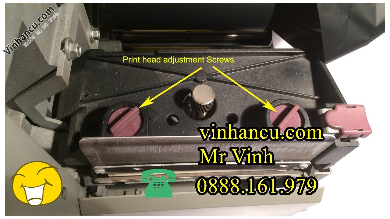 áp lực đầu in mã vạch Zebra