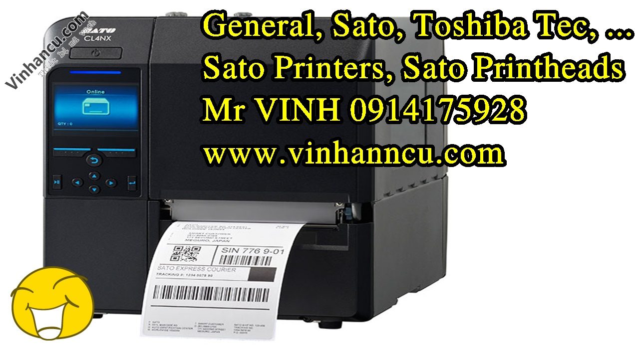 Bán máy in tem Sato CL4NX giá tốt ở Việt Nam 1 máy in tem sato cl4nx giá tốt