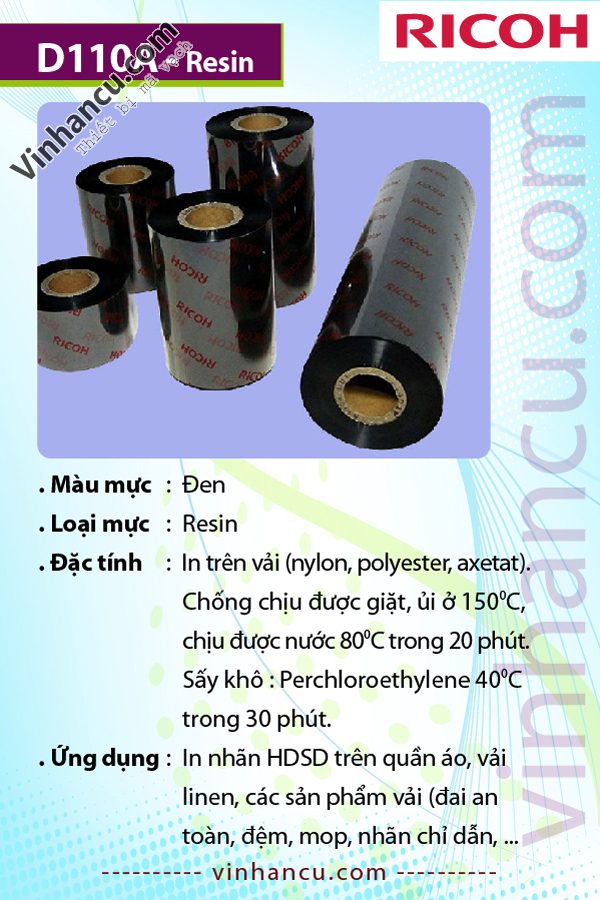 MỰC IN BARCODES RICOH